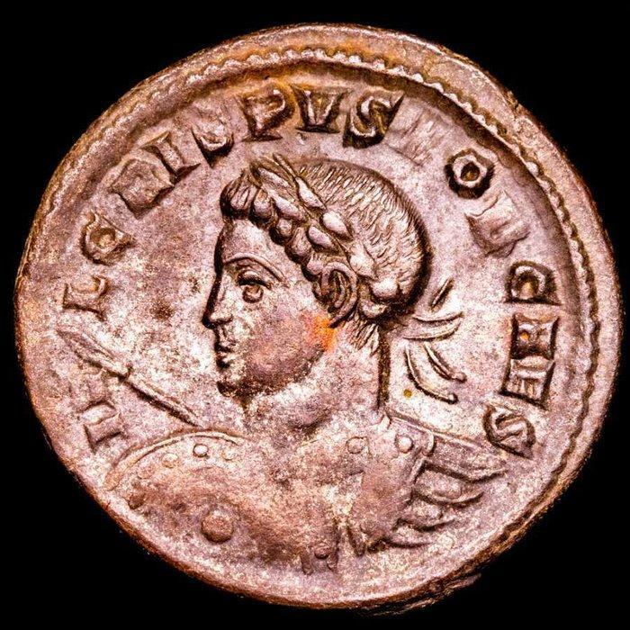 Romeinse Rijk. Crispus (317-326 n.Chr.). Follis Trier, AD, Postzegels en Munten, Munten | Europa | Niet-Euromunten