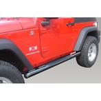 Rugged Ridge 3-In Round Side Steps Black 07-18 2-Door Jeep, Ophalen of Verzenden, Nieuw