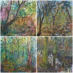 Landschappen en Natuur Kunst - Olieverf Schilderij, Ophalen of Verzenden, Nieuw, Schilderij, Oorspronkelijke maker