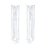 Stoeldecoratie Macrame 65cm 2st, Hobby en Vrije tijd, Verzenden, Nieuw