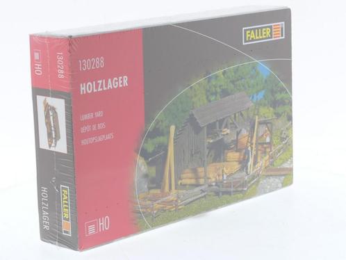 Schaal H0 Faller 130288 Houtopslag Bouwpakket #5333, Hobby en Vrije tijd, Modeltreinen | H0, Brug, Tunnel of Gebouw, Gebruikt