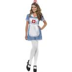 Zusters jurkje blauw/wit verkleed kostuum/outfit voor dame.., Kleding | Dames, Carnavalskleding en Feestkleding, Ophalen of Verzenden