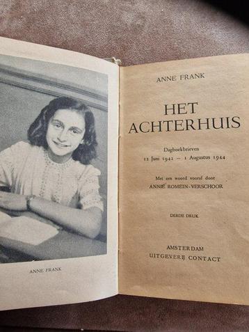 Anne Frank - Het Achterhuis - 1947 beschikbaar voor biedingen