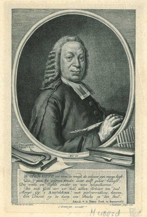 Portrait of Rutger Schutte, Antiek en Kunst, Kunst | Etsen en Gravures