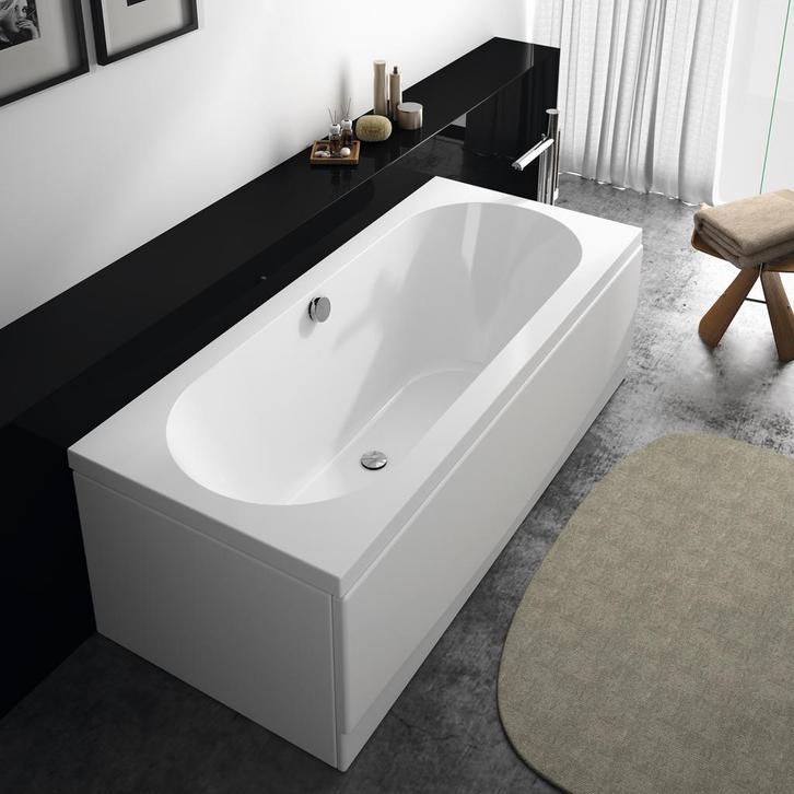 Ligbad Sanindusa Urb.y 180x80 cm Acryl Wit, Doe-het-zelf en Verbouw, Sanitair, Bad, Nieuw, Ophalen of Verzenden