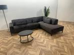 Antraciet Velvet Hoekbank ~ Nieuwstaat, Ophalen of Verzenden, Nieuw