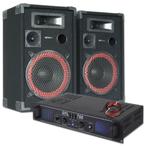 SkyTec DJ PA Luidspreker en Versterker combinatie 700W, Audio, Tv en Foto, Luidsprekers, Nieuw, Verzenden