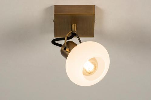 Rietveld Spots - Wit, Goud, Brons - Glas, Brons, Huis en Inrichting, Lampen | Hanglampen, Verzenden