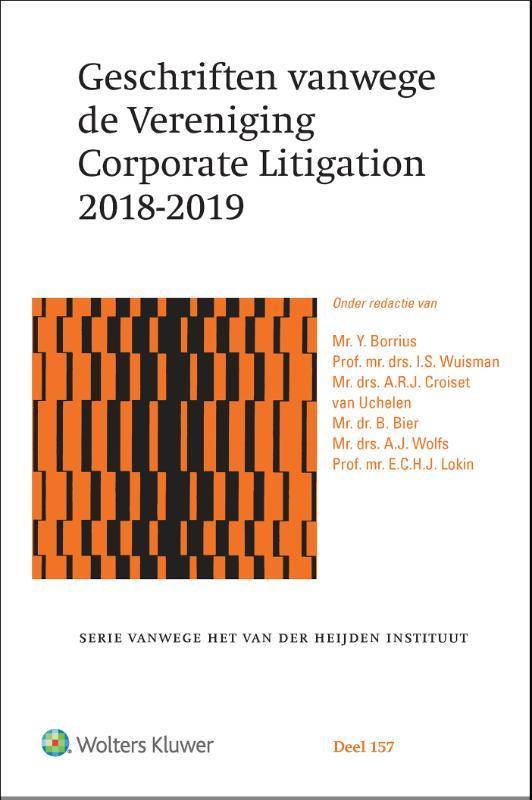 Geschriften vanwege de Vereniging Corporate Litigation, Boeken, Wetenschap, Zo goed als nieuw, Verzenden