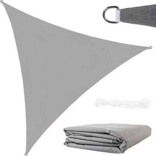 Luxe Schaduwdoek 3 x 3 x 3 kleur grijs / zonnescherm/, Tuin en Terras, Zonneschermen, Ophalen of Verzenden