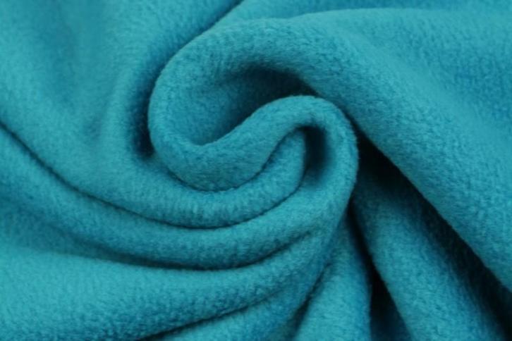 10 meter fleece stof Petrol - Anti Pilling Fleece, Hobby en Vrije tijd, Stoffen en Lappen, 120 cm of meer, 200 cm of meer, Overige kleuren