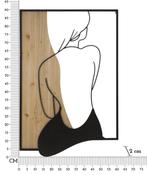 WANDPANEEL SCHOONHEID IJZER EN HOUT 60X2X90, Ophalen of Verzenden, Nieuw