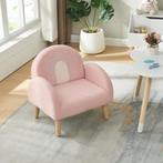 Kinderfauteuil Sorreindi 50x50x45 cm roze [en.casa], Kinderen en Baby's, Kinderstoelen, Verzenden, Nieuw