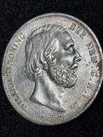 Nederland. Willem III. 2 1/2 Gulden 1854/52, Postzegels en Munten, Munten | Nederland