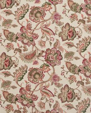 Gordijnstof Katoen/Linnen Paisley Bloem, Hobby en Vrije tijd, Stoffen en Lappen, Overige kleuren, Nieuw