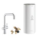 Kokendwaterkraan Grohe Red New Duo met U Uitloop en L Size, Ophalen of Verzenden, Nieuw, Chroom, Kraan