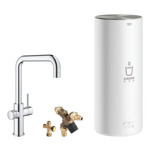 Kokendwaterkraan Grohe Red New Duo met U Uitloop en L Size, Doe-het-zelf en Verbouw, Sanitair, Kraan, Nieuw, Chroom, Ophalen of Verzenden