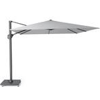 Challenger T1 zweefparasol 300x300 cm lichtgrijs met 90KG, Tuin en Terras, Ophalen of Verzenden, Nieuw