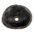 Wasbak | Wastafel | Natuursteen | 30-35x25-30cm | Ovaal |, Doe-het-zelf en Verbouw, Verzenden, Nieuw, Steen, Wastafel