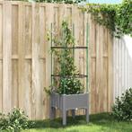 vidaXL Plantenbak met latwerk 40x40x142,5 cm polypropeen, Tuin en Terras, Verzenden, Nieuw, Kunststof