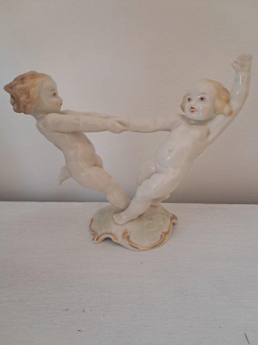 Beeldje - Porselein, Antiek en Kunst, Antiek | Glas en Kristal