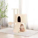 vidaXL Kattenmeubel met sisal krabpalen 96 cm crèmekleurig, Verzenden, Nieuw