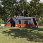 vidaXL Tent met dak met opslag Grijs en Oranje 680 x 510 x, Verzenden, Nieuw