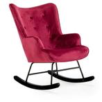 Aemely® Schommelstoel Steerne - Bordeaux Rood Velvet, Zwar, Ophalen of Verzenden, Nieuw, Stoel(en)