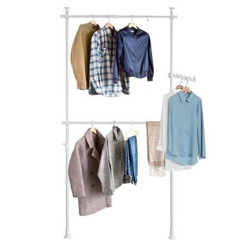 Tweedekans | SoBuy - Opbergsysteem - Wit - 77-112 x 103-278, Huis en Inrichting, Kasten | Kledingkasten, Zo goed als nieuw, Ophalen of Verzenden