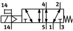 Festo 5/2 Monostabiel Lucht Magneetventiel G1/8 550 -, Doe-het-zelf en Verbouw, Verzenden, Nieuw