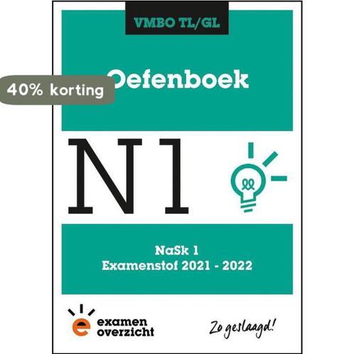ExamenOverzicht - Oefenboek NaSk 1 VMBO TL/GL 9789493237544, Boeken, Schoolboeken, Zo goed als nieuw, Verzenden