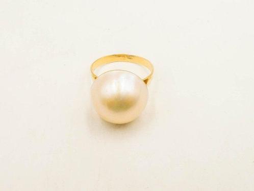 Ring - 18 karaat Geel goud - Parel, Sieraden, Tassen en Uiterlijk, Ringen