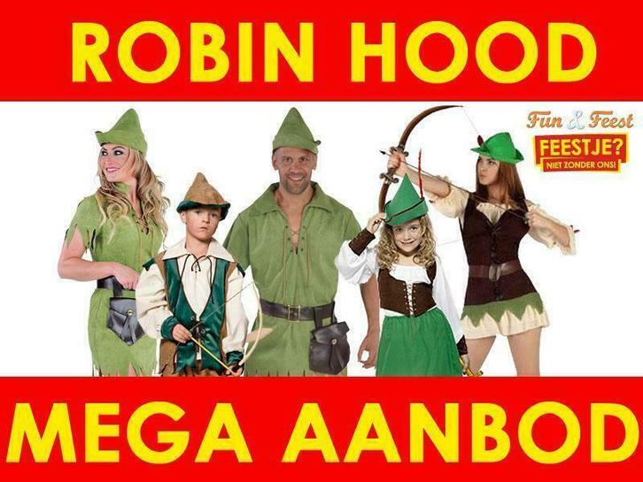 Carnaval Robin Hood - Mega aanbod Robin Hood kleding, Kleding | Dames, Carnavalskleding en Feestkleding, Kleding, Nieuw, Ophalen of Verzenden