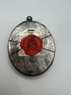 Reliekhouder - Metaal, Gouden cartouche - 20e eeuw - De, Antiek en Kunst