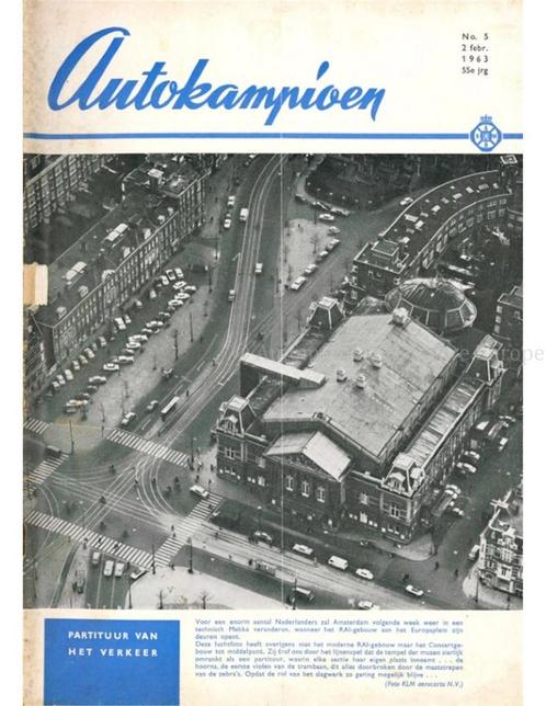 1963 AUTOKAMPIOEN MAGAZINE 05 NEDERLANDS, Boeken, Auto's | Folders en Tijdschriften