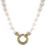 Vintage parel collier met gouden sluiting 14 krt, Sieraden, Tassen en Uiterlijk, Kettingen, Ophalen of Verzenden, Nieuw