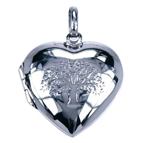 Zilveren Foto medaillon hart levensboom ketting hanger - ..., Sieraden, Tassen en Uiterlijk, Kettinghangers, Verzenden