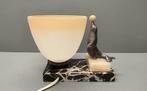 Lamp - Art-Deco nachtlampje met zeeleeuw en ballon - Glas,