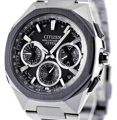 Citizen - Collezione Attesa Spaceship F950 Satellite Wave, Sieraden, Tassen en Uiterlijk, Horloges | Heren