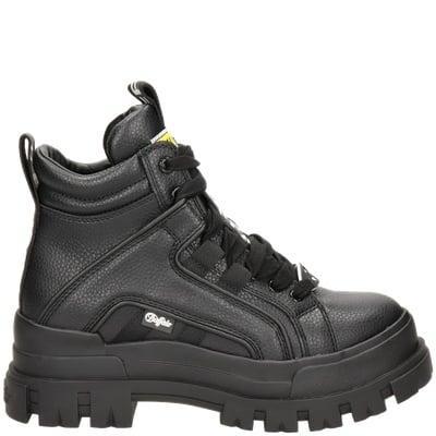 Buffalo Aspha veterboots voor dames in het Zwart, Kleding | Dames, Schoenen, Lage of Enkellaarzen, Zwart, Nieuw, Verzenden