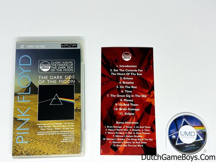 PSP / UMD Video - Pink Floyd - The Making of Dark Side of th, Spelcomputers en Games, Games | Sony PlayStation Portable, Gebruikt