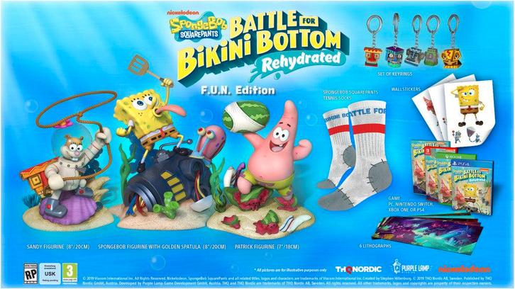 Xbox One SpongeBob SquarePants Battle for Bikini Bottom Rehy, Spelcomputers en Games, Games | Xbox One, Nieuw, Verzenden