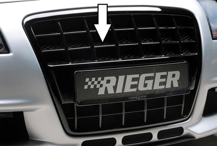 Rieger Grill met geïntegreerde kentekenplaathouder | Audi A3, Auto-onderdelen, Carrosserie en Plaatwerk, Nieuw, Verzenden