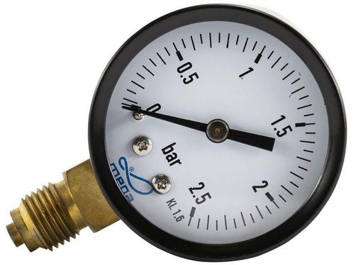 Manometer zandfilter drukmeter 0 - 2,5 bar (1/4), Tuin en Terras, Zwembad-toebehoren, Nieuw, Verzenden