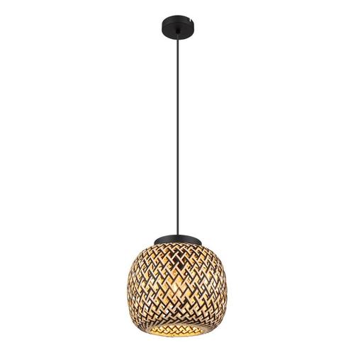 Hanglamp COLLY 30.0 cm 1-lichts Zwart, Huis en Inrichting, Lampen | Hanglampen, 75 cm of meer, Nieuw, Metaal, Ophalen of Verzenden