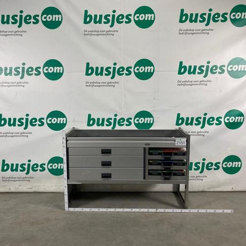 Aluca aluminium gebruikte bedrijfswagen inrichting (nr 2151), Auto diversen, Auto-accessoires, Gebruikt, Ophalen of Verzenden