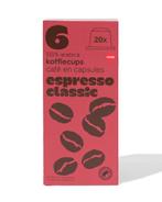 HEMA Koffiecups espresso classic - 20 stuks, Verzenden, Nieuw