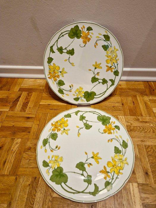 Villeroy & Boch - Bord (2) - Geranium - Porselein -, Antiek en Kunst, Antiek | Meubels | Tafels