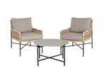 Lounge Tuinstoelen Duoset Estoril Wicker Rattan Look The, Verzenden, Nieuw