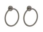 Veiling - 2x Grohe handdoekring Essentials hard graphite geb, Doe-het-zelf en Verbouw, Sanitair, Nieuw